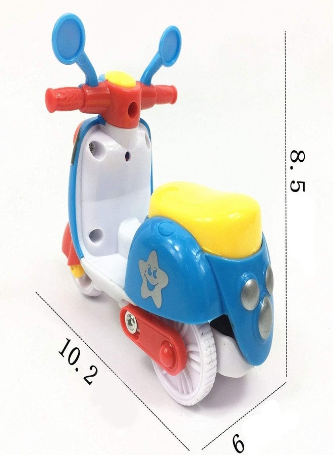 HDA GROUP Scooter Pull Back for Kids Mix Colour - Realistic Design Vehicle Toy for Kids 3+ Years for Indoor & Outdoor Play | Safe & Durable Toy for Ultimate Fun(Multicolor) - Image 4